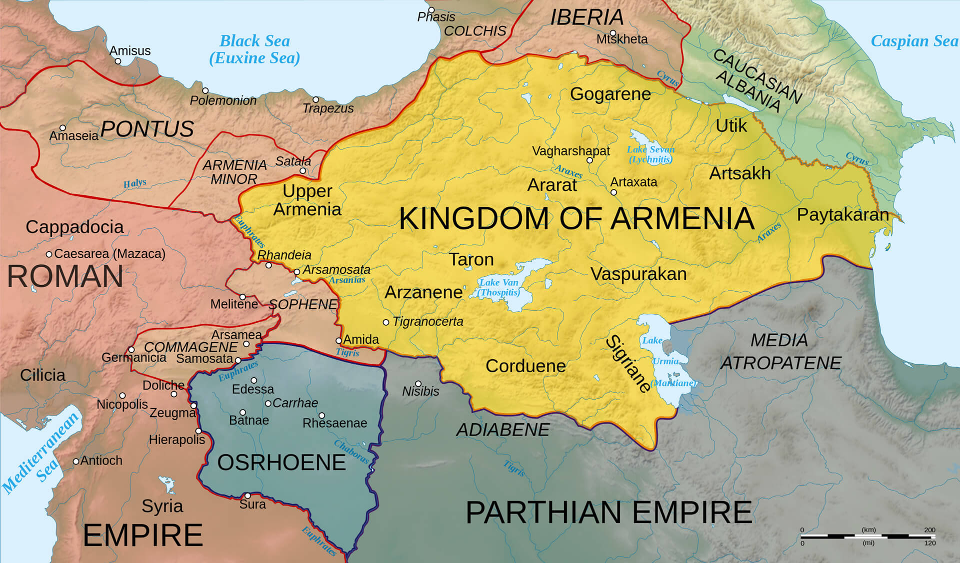 Ermenistan Kralligi Haritasi